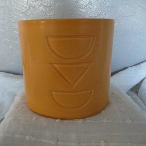 Sunshine yellow ceramic planter/pot